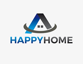 Projekt logo dla firmy HappyHome | Projektowanie logo